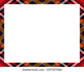 Rectangle borders and Frames vector. Border pattern geometric vintage frame design. Vector EPS 10