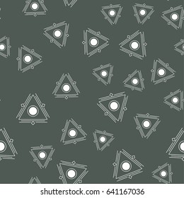 Rectangle circle seamless pattern background 
