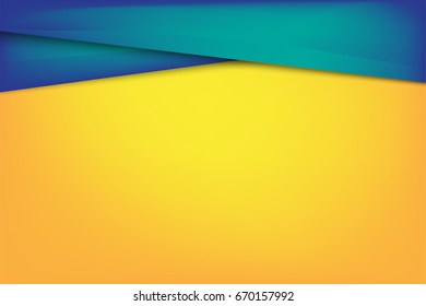The Rectangle Color Blue & Yellow Background