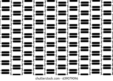 rectangle connecting abstract modern black and white vector clean simple editable pattern