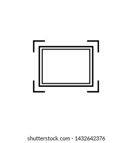 rectangle in corners icon. Element of web for mobile concept and web apps icon. Outline, thin line icon for website design and development, app development