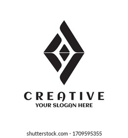 rectangle decor simple logo creative design