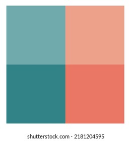 Rectangle Divided Pattern into 4