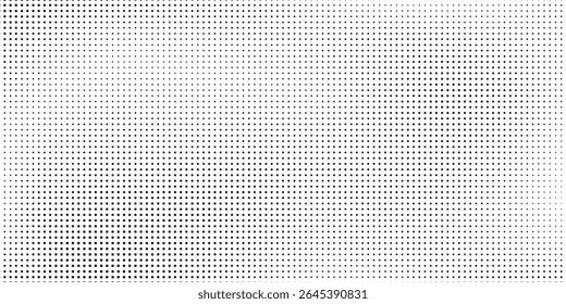 the rectangle dotted halftone gradient texture. Vanishing polka dot illustration