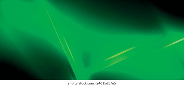 Un rectángulo de luz azul eléctrico y magenta ilumina el fondo negro, creando un efecto visual impresionante. La luz verde añade un toque artístico al evento gráfico