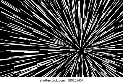 Rectangle fight stamp for card Comic radial lines background Zoom effect Sun rays or star burst elements Manga or anime speed graphic texture Superhero frame Explosion vector illustration