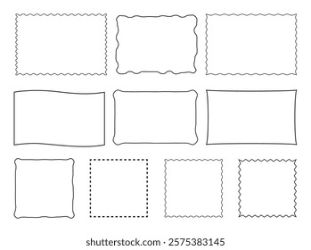 Rectangle frame and border decorative background.