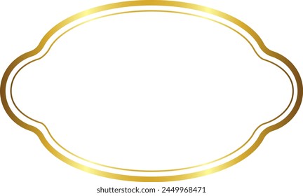 Rectangle Frame Gold picture frame luxury golden frame gold border Golden vector vintage frames retro horizontal Frame badges branches framework banner decoration decorative element ribbon 