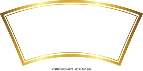 Rectangle Frame Gold picture frame luxury golden frame gold border Golden vector vintage frames retro horizontal Frame badges branches framework banner decoration decorative  element ribbon isolated