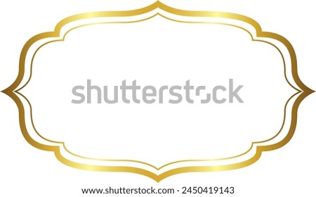Rectangle Frame Gold picture frame luxury golden frame gold border Golden vector vintage frames retro horizontal Frame badges branches framework banner decoration decorative element ribbon 