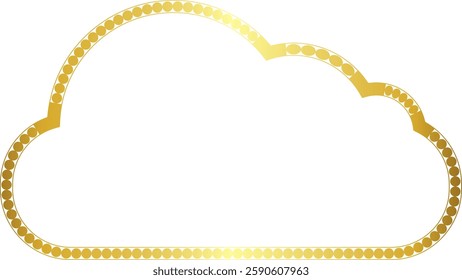 Rectangle Frame horizontal round circular graphic design artistic Gold picture frame luxury golden frame gold border vector royals framework decoration decorative element isolated background 