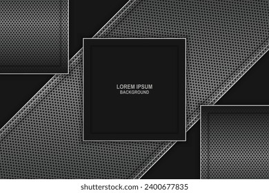 Rectangle frame with lines background. Vector illustration.