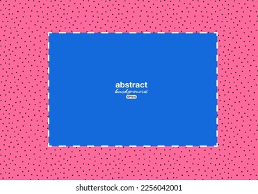 rectangle frame with sand particle in gradient pink background for advertisement banner,brochure,website landingpage, notebook cover vector eps.