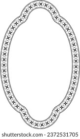 Rectangle Frame vertical frame vintage frames flower floral border Luxury ornate art leaf Elements design silhouette black border retro badge decoration element isolated decor