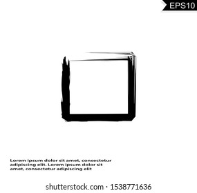 Rectangle frames. Geometric empty borders. Vector illustration