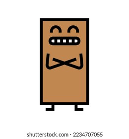 rectangle geometric shape character color icon vector. rectangle geometric shape character sign. isolated symbol illustration