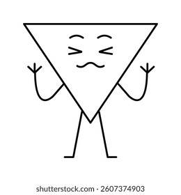 rectangle geometric shape character line icon vector. rectangle geometric shape character sign. isolated contour symbol black illustration