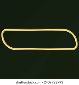 Rectangle golden frame border and Elegant modern blank blue gold graduation certificate border frame