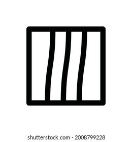 Rectangle, Hanging Indoor Line Icon Logo Illustration Vector Isolated. Laundry and Washing Symbol Icon-Set. Suitable for Web Design, Logo, App. 64x64 Pixel Perfect.