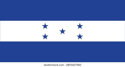 Rectangle Honduras Flag American Country