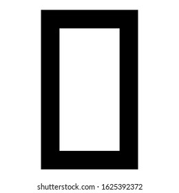 rectangle icon or logo isolated sign symbol vector illustration - high quality black style vector icons
