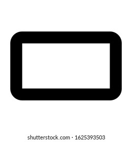 rectangle icon or logo isolated sign symbol vector illustration - high quality black style vector icons
