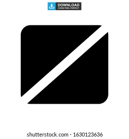 rectangle icon or logo isolated sign symbol vector illustration - high quality black style vector icons
