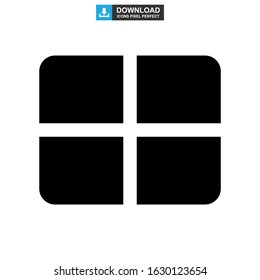 rectangle icon or logo isolated sign symbol vector illustration - high quality black style vector icons
