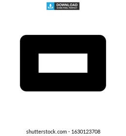 rectangle icon or logo isolated sign symbol vector illustration - high quality black style vector icons
