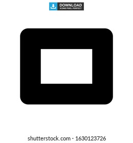 rectangle icon or logo isolated sign symbol vector illustration - high quality black style vector icons
