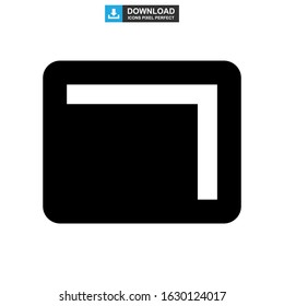 rectangle icon or logo isolated sign symbol vector illustration - high quality black style vector icons
