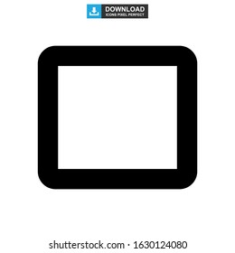 rectangle icon or logo isolated sign symbol vector illustration - high quality black style vector icons
