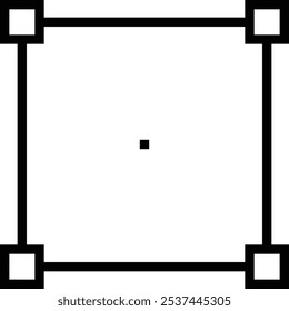 rectangle icon. Thin linear style design isolated on white background