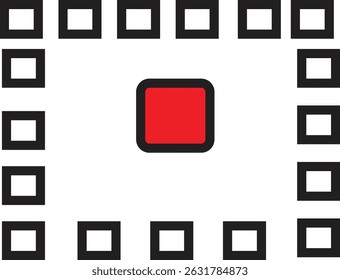 rectangle icon vector eps 10 