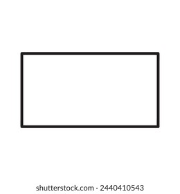 rectangle icon vector illustration design template