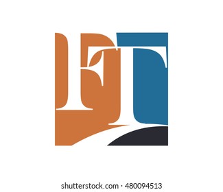 rectangle initial typography typeset alphabet font image vector icon