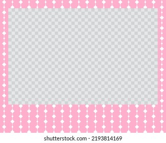 rectangle landscape flat photo frame with ornaments