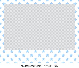 rectangle landscape flat photo frame with ornaments