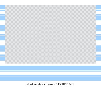 rectangle landscape flat photo frame with ornaments