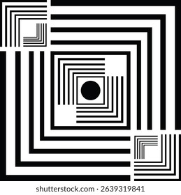 Rectangle Line Set. Vector design elements isolated on transparant background.