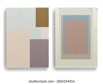 Rectangle Logo with lines.Modern art design .Black Vector stripes .Straight speed lines .Geometric shape. Wall art .