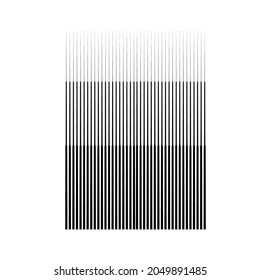 Logotipo Rectangle con líneas.Icono cuadrado inusual Diseño .Bandas vectoriales negras .Forma geométrica.