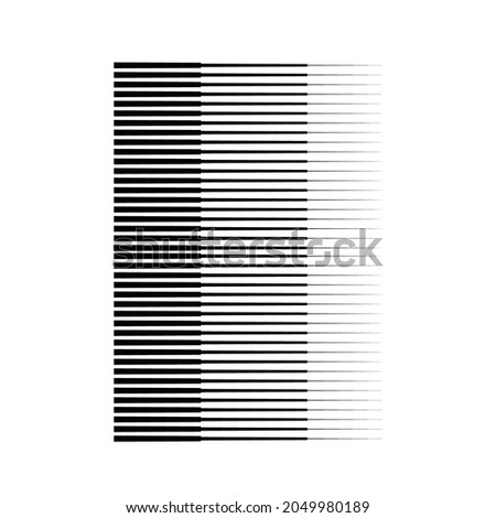 Rectangle Logo with lines.Square unusual icon Design .Black Vector stripes .Geometric shape.