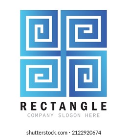 Logo de Rectangle - logotipo de la empresa