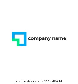 Rectangle Logo Template. Logo Branding For Your New Corporate Company. File Can Be Use Vector Eps And Image Jpg formats.Premium Quality.
