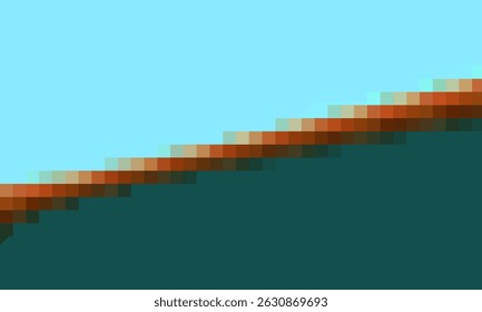rectangle mosaic, pixel pattern abstract vector background