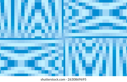 rectangle mosaic, pixel pattern abstract vector background