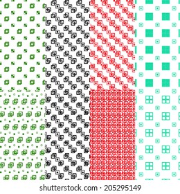 Rectangle Pattern Stock Vector (Royalty Free) 205295149 | Shutterstock