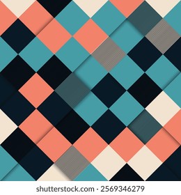 Rectangle pattern background. Vector illustration. Abstract background.