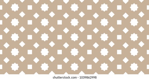 Rectangle pattern Brown background vector Seamless.